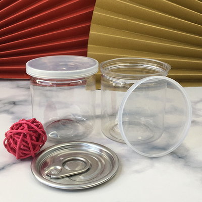 2oz-8oz Capacity Plastic Jars With Plastic Lid And Pressure Sensitive Sealing (Các thùng nhựa có nắp và niêm phong nhạy cảm với áp suất)