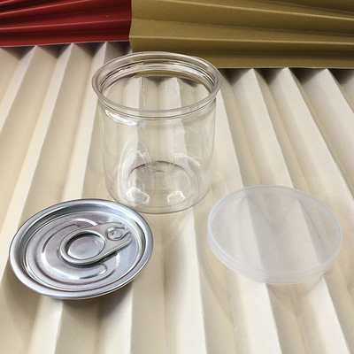 2oz-8oz Capacity Plastic Jars With Plastic Lid And Pressure Sensitive Sealing (Các thùng nhựa có nắp và niêm phong nhạy cảm với áp suất)