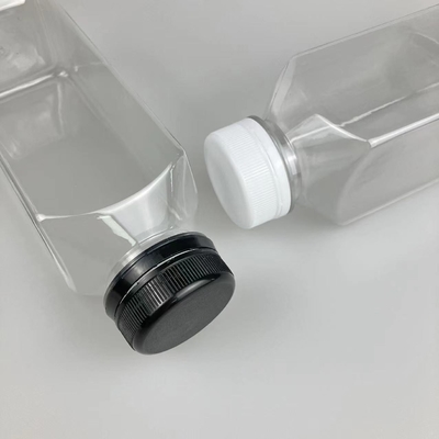 Hộp trà sữa bằng nhựa rõ ràng với tay cầm bền
