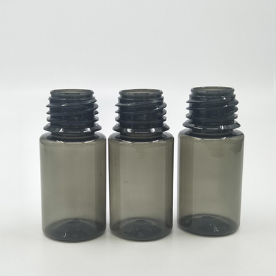 Tùy chỉnh 10-100ml in PET E chai chất lỏng Vials vỏ tròn với nắp chống trẻ em