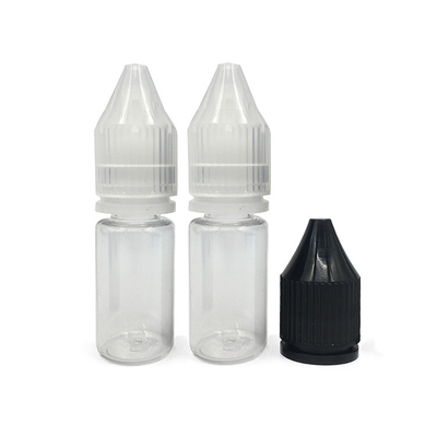 Logo tùy chỉnh in chai nhựa PET trong suốt cho E Liquid