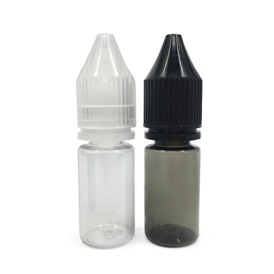 Logo tùy chỉnh in chai nhựa PET trong suốt cho E Liquid