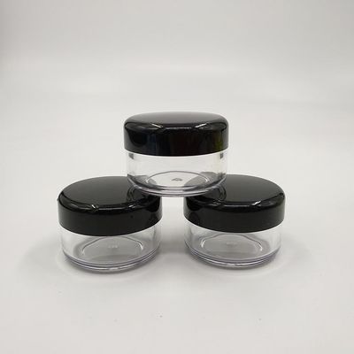 Bụi thẩm mỹ nhựa bề mặt mịn 10ml 15ml 30ml 60ml 80ml 100ml 120ml 150ml với thiết kế minh bạch
