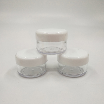 Bụi thẩm mỹ nhựa bề mặt mịn 10ml 15ml 30ml 60ml 80ml 100ml 120ml 150ml với thiết kế minh bạch