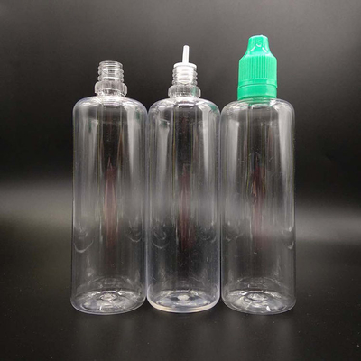 Loại tròn chống trẻ em chai E Liquid trong suốt cho E Liquid