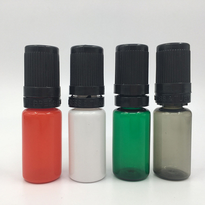 10-100ml PET E chứa chất lỏng với nắp chống trẻ em để lưu trữ và in
