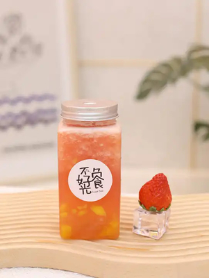 Các chai trà bong bóng có tường hai lần có thể sử dụng lại với vít trên nắp
