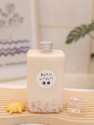 Các chai trà bong bóng có tường hai lần có thể sử dụng lại với vít trên nắp