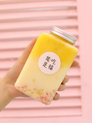 Các chai trà bong bóng có tường hai lần có thể sử dụng lại với vít trên nắp