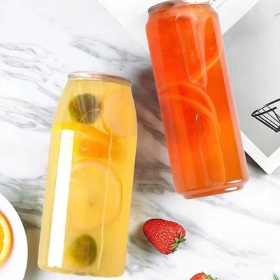 chai trà sữa bằng nhựa chống rò rỉ với tay cầm