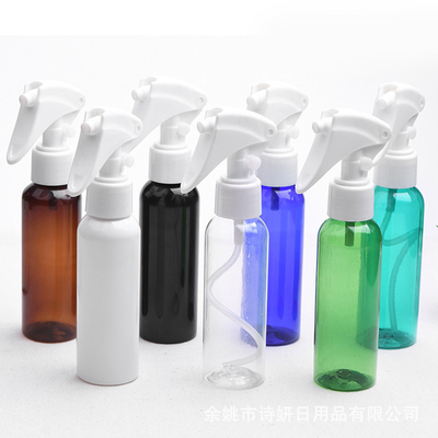 Đồ uống nhựa màu hồng rõ ràng có thể tùy chỉnh / chai PET hoạt động bơm để phân phối mỹ phẩm