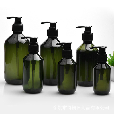 Màu hồng Shampoo chai bơm PET cho du lịch thân thiện mỹ phẩm