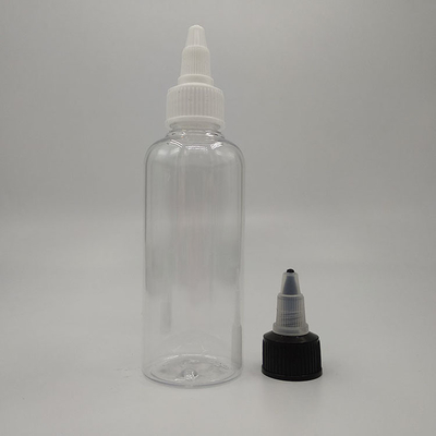50ml Panel nhãn tùy chỉnh ép keo kim kim mũi chai với vít đóng cửa và hàng mặt hàng