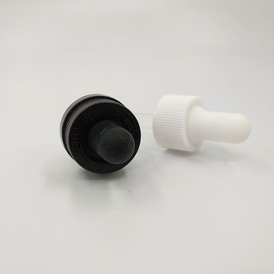 10ml loại nắp chai nhỏ giọt chai bán kính màu đen tùy chỉnh
