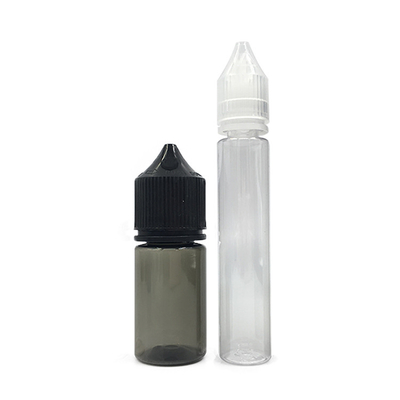 chai tròn kính in màn hình trong suốt cho E Liquids