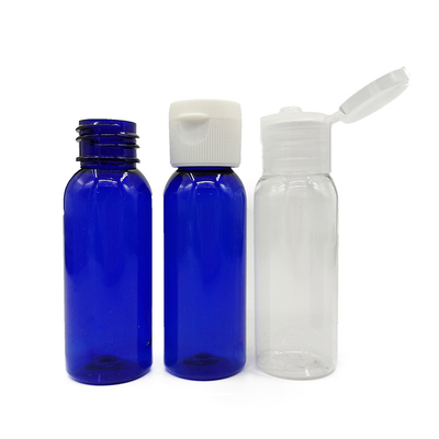 chai PET tùy chỉnh với Flip Cap minh bạch và manly lotion sẵn sàng