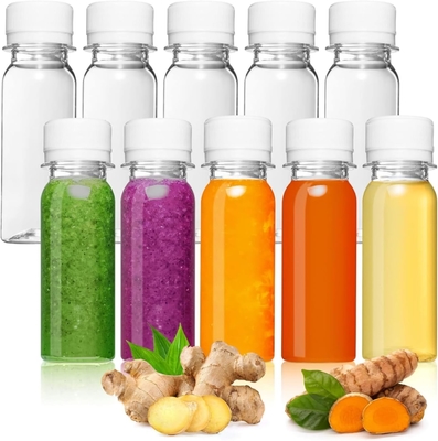 Thiết kế mới chai nhựa 250ml 350ml 500ml nước trái cây chai PET với nắp chai nhựa dùng một lần cho nước trái cây trong kho