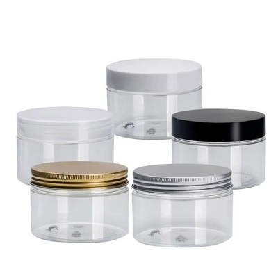 Các bình lưu trữ nhựa chuyên nghiệp với nắp để in tùy chỉnh và niêm phong gasket nhạy cảm với áp suất