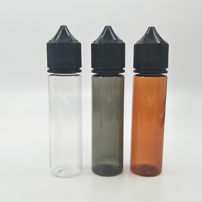 60ml chai E Liquid trong suốt hình tròn cho bao bì nước ép vape