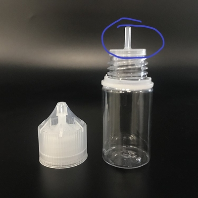 PET vòng E chai chất lỏng 10ml minh bạch cho Vaping
