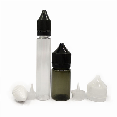 chai E Liquid trong suốt 18mm kích thước cổ để dễ dàng lưu trữ E Liquid