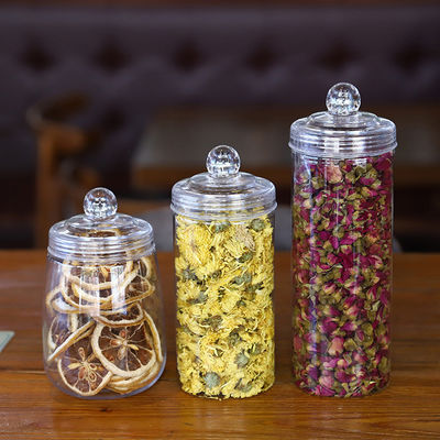 Hũ nhựa trong suốt in ấn tùy chỉnh cho giải pháp bao bì trong suốt