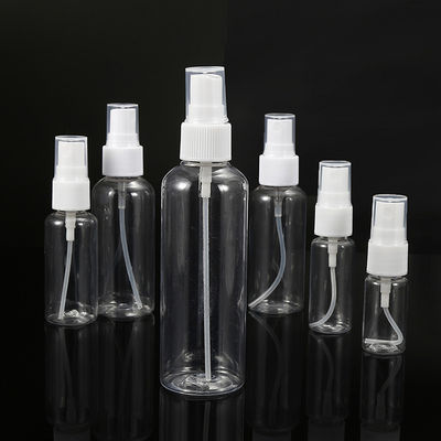 Nhập lại chai phun PET cho hàng ngày 10ml 15ml 30ml 50ml 60ml 70ml 100ml 200ml 500ml