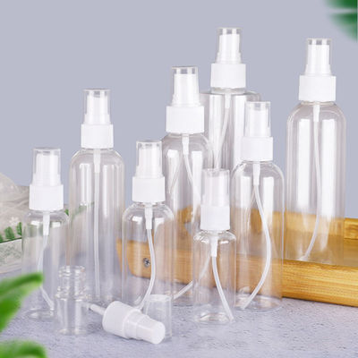chai xịt PET trong suốt với bề mặt mịn Professional Packaging Solution