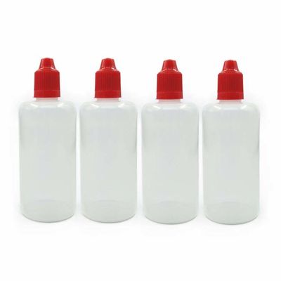 chai chất lỏng 80ml E nắp vít để niêm phong an toàn và dễ dàng điền lại