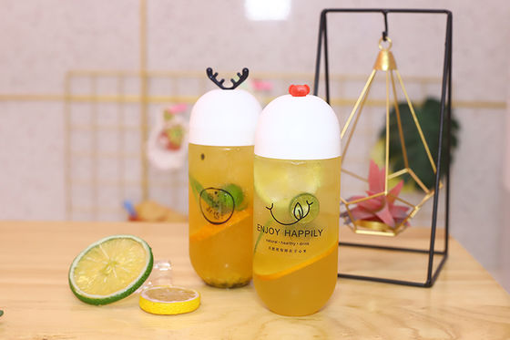 Tay cầm cách nhiệt Lưu trữ đồ uống tiện lợi Chai trà sữa trong suốt