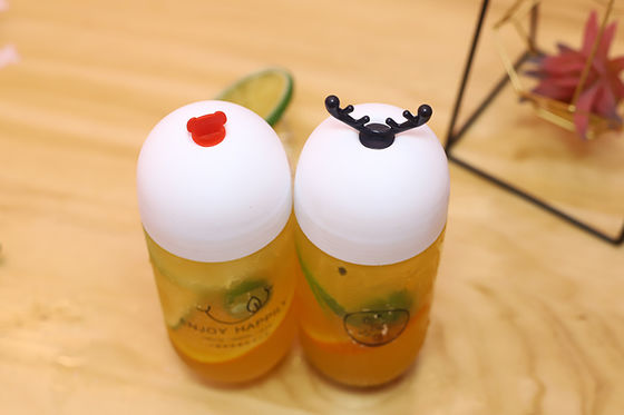 Tay cầm cách nhiệt Lưu trữ đồ uống tiện lợi Chai trà sữa trong suốt