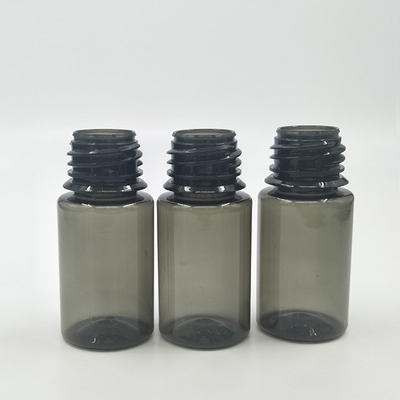chai E Liquid màu đen trong suốt với sản xuất màu in tùy chỉnh