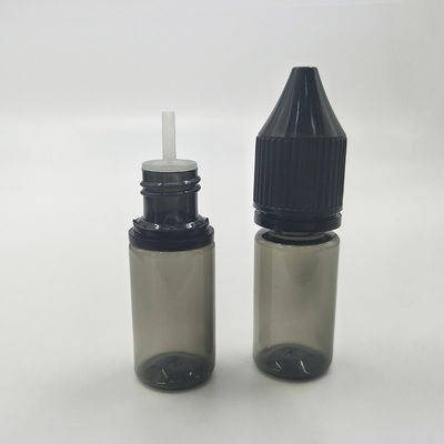 Accurate Measurement Liquid Dropper Bottle with Screw Cap in Transparent Black
