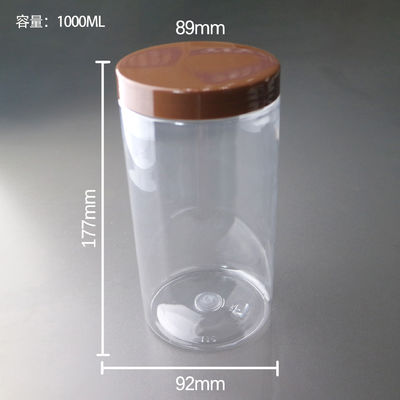 Cheap clear Plastic Jars with Lids Food Grade Plastic Jar Wide Mouth Plastic Jar with Panic Buying