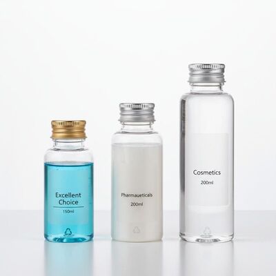Các chai nhựa được tùy chỉnh có nét vít có thể tái sử dụng 150ml 200ml Sự lựa chọn tuyệt vời cho dược phẩm và mỹ phẩm
