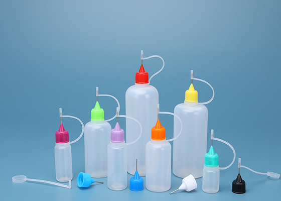 100% HDPE Dầu thuốc lá điện tử Nắp kim chai 3ml 5ml 10ml