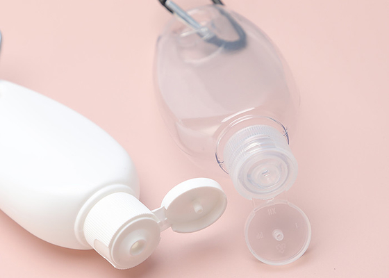 50ml Keychain Bóp Chai nước rửa tay nhựa du lịch với nắp lật