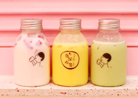 11oz Chai nước trái cây có thể tái chế bằng nhựa để đóng gói nước trái cây ép lạnh