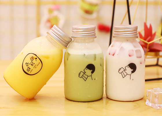 11oz Chai nước trái cây có thể tái chế bằng nhựa để đóng gói nước trái cây ép lạnh
