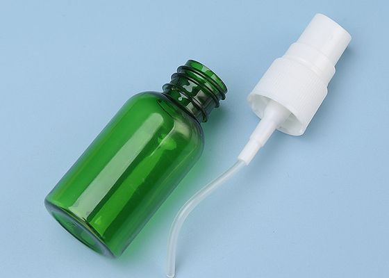 Chai xịt nhựa PET có thể bơm lại 20ml màu xanh lá cây In màn hình