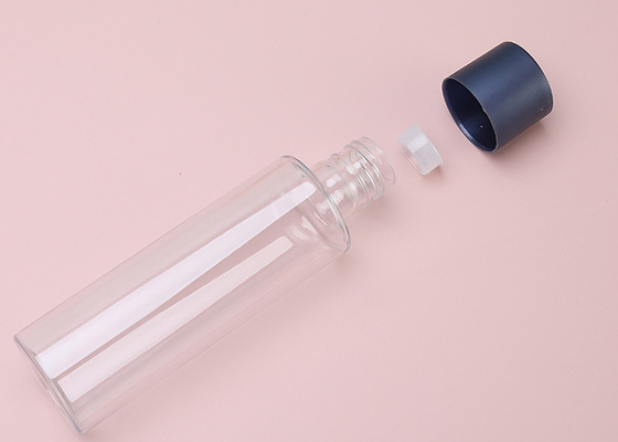 Màu xanh lá cây trong suốt PP Nắp Chai nhựa 100ml có nắp vặn ISO9001