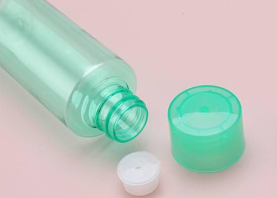 Màu xanh lá cây trong suốt PP Nắp Chai nhựa 100ml có nắp vặn ISO9001