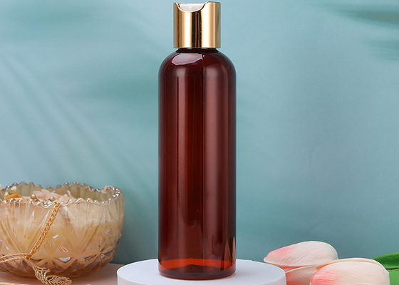 230ml Nhẹ nhàng bóp Chai nhựa có nắp vặn bằng vàng