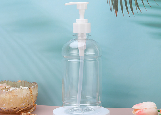 480ml Máy bơm nhựa rỗng rỗng trong suốt Máy phân phối dầu xoa bóp, xà phòng lỏng