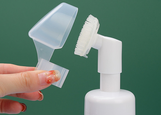 120ml Chai bọt rửa mặt 150ml với bàn chải silicon