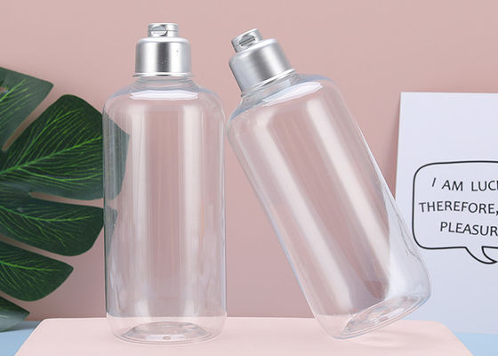 PET Plastic Lotion Bottles Clear White Material Designed for Cosmetic Skincare and Personal Care Packaging Applications