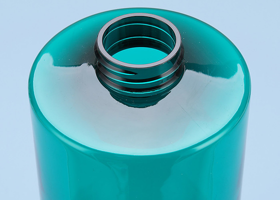 Chai sữa dưỡng da PET không chứa nhựa cao su BPA màu xanh có bơm 81 * 185mm