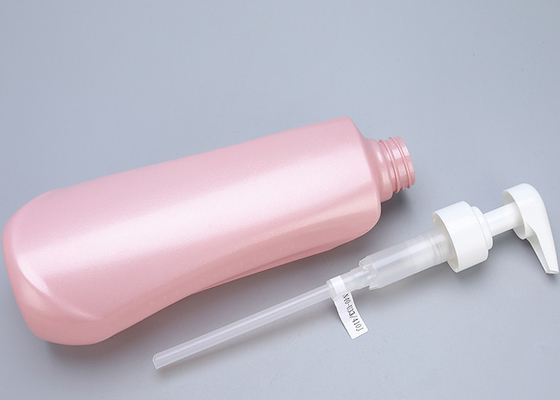 Pearlescent Pink PET Chai Pump Chai 750ml Chai sữa tắm bằng nhựa