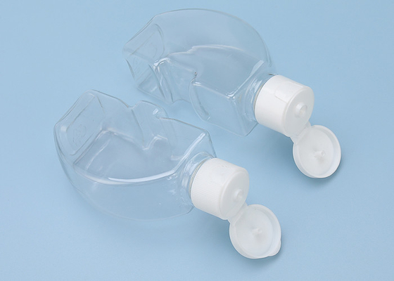 Chai nhựa vỏ sò đôi OEM có nắp vặn có thể tái chế 120ml