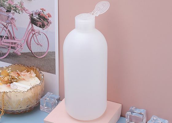 BPA Latex Free PE Chai nhựa vặn vít có nắp lật 70 * 167mm